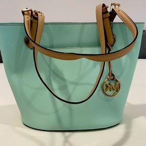 Michael Kors mint green tote